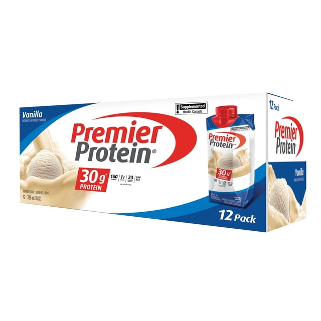 Frappé hyperprotéiné Premier Protein à la vanille, 12 unités