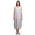 thumbnail image 1 of Moomaya Chemise de Nuit à Manches pour Femmes, Imprimée, en Coton, 1 of 5