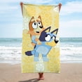 thumbnail image 2 of Bluey Serviette de Plage aux Ananas et Bingo, 2 of 6