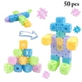 thumbnail image 2 of Number Building Blocks Square Puzzle Building Blocks Educational toy for Kids, 2 of 10