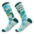 thumbnail image 1 of Men's My Plan for The Day Socks Funny Gamer Video Game Lovers Footwear, 1 of 4