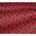 thumbnail image 5 of oneOone Viscose Jersey Fabric Leaves & Floral Block Decor Fabric Printed BTY 60 Inch Wide, 5 of 5