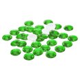 thumbnail image 1 of Unique Bargains 40mm Flat Back Round Acrylic Rhinestones, 50 Pack Plastic Circle Gems for Jewelry Making Costume, Green, 1 of 6