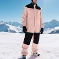 thumbnail image 4 of Timegard Rompers for Women 1 Piece Winter Outdoor Warm Snowsuits Ski Suits Windproof Jumpsuits for Men, 4 of 7