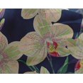 thumbnail image 4 of oneOone Georgette Viscose Fabric Leaves & Orchids Floral Print Fabric BTY 42 Inches Wide, 4 of 4