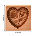 thumbnail image 3 of Oleegame 2PC Cookie Mold Cookie Molds Provences Rose Cookie Stamp Embossing Molds Craft Decorating Baking Tool, 3 of 6