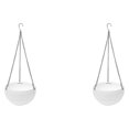 thumbnail image 2 of Maytalsory 2piece Practical And Versatile Hanging Flower Pots For Indoor And Outdoor Spaces white 2Set, 2 of 6