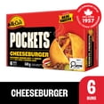 thumbnail image 1 of McCain Pockets® Cheeseburger, 6 pack, Made in Canada from Domestic and Imported Ingredients, 6 x 90g, 1 of 9