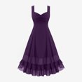 thumbnail image 3 of Mgmyaa Robe Gothique pour Femme Steampunk Vintage Robe Gothique Cintrée Froncée Costume Renaissance Robe Trapèze Fluide Costumes d'Halloween, 3 of 4