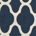 thumbnail image 3 of HomePop Large Upholstered Rectangular Storage Ottoman Bench with Hinged Lid, Navy Geometric, 3 of 20