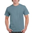 thumbnail image 1 of Gildan T-Shirt Ultra Cotton pour Hommes, 2TG, Bleu Pierre, 1 of 2