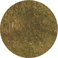 thumbnail image 1 of Ahgly Company Machine Washable Indoor Round Transitional Dark Golden Rod Brown Area Rugs, 8' Round, 1 of 7