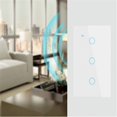 thumbnail image 3 of 1/2/3/4 gang TUYA WiFi Smart Touch Switch Home Wall Button for Alexa and Google Home Assistant Wall mounted glass panel touch light switch, 3 of 7