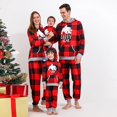 thumbnail image 1 of Holiday Christmas Matching Family Pajamas Hooded Buffalo Check, 1 of 6