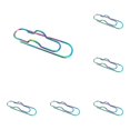thumbnail image 1 of Metal Pen Clips,Paperclip Pen Holders for Notebooks and Papers,Multifunctional Pen Clips,Portable Metal Paper Clips,Pen Holder Clip for Notebook,Books,Planner,Journals,Clipboard and Paper,Blue 5PCS, 1 of 6