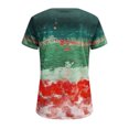 thumbnail image 5 of Pompotops Blouse Décontractée Ample pour Femme, Mode, Imprimée, Col Rond, T-Shirt, Chemises, Blouse, T-Shirt Imprimé, Liquidation, 5 of 5