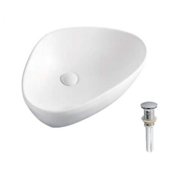 DROP Bath and Kitchen DR091338 Bathroom Vessel Sink Set