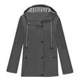 thumbnail image 3 of AherBiu Manteau de Pluie pour Femme avec Capuchon, Coupe-Vent Léger Ajustable, Imperméable, Randonnée, Voyage, Vêtement d'Extérieur, 3 of 5