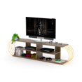 thumbnail image 1 of Homedora HD-CAS-TV-RF170304 Case Tv Unit, Walnut & Yellow, 1 of 1