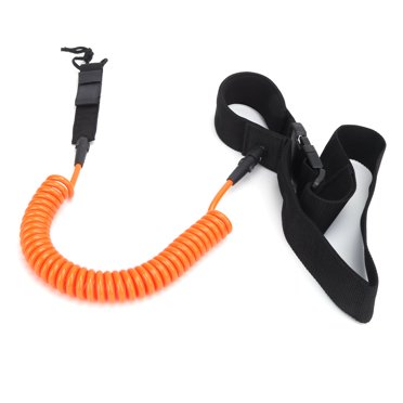 Surfboard Traction Rope,Surfboard Leash TPU Heliciform Surfing Waist Rope Surf Leashe Next-Gen Design