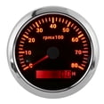 thumbnail image 1 of Tachometer, Universal Pointer Type IP67 Waterproof Boat Tacho Gauge 0-8000RPM  For Yachts For RVs White,Black, 1 of 8