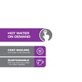 thumbnail image 3 of Salton Bouilloire Polyvalente & Distributeur d’eau Chaude 1,5P, JK2079, 3 of 9