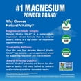 thumbnail image 2 of Natural Calm Poudre de Citrate de Magnésium (Saveur Framboise Citron), 452 g - Absorption Rapide - Boisson de Magnésium Populaire, 2 of 8