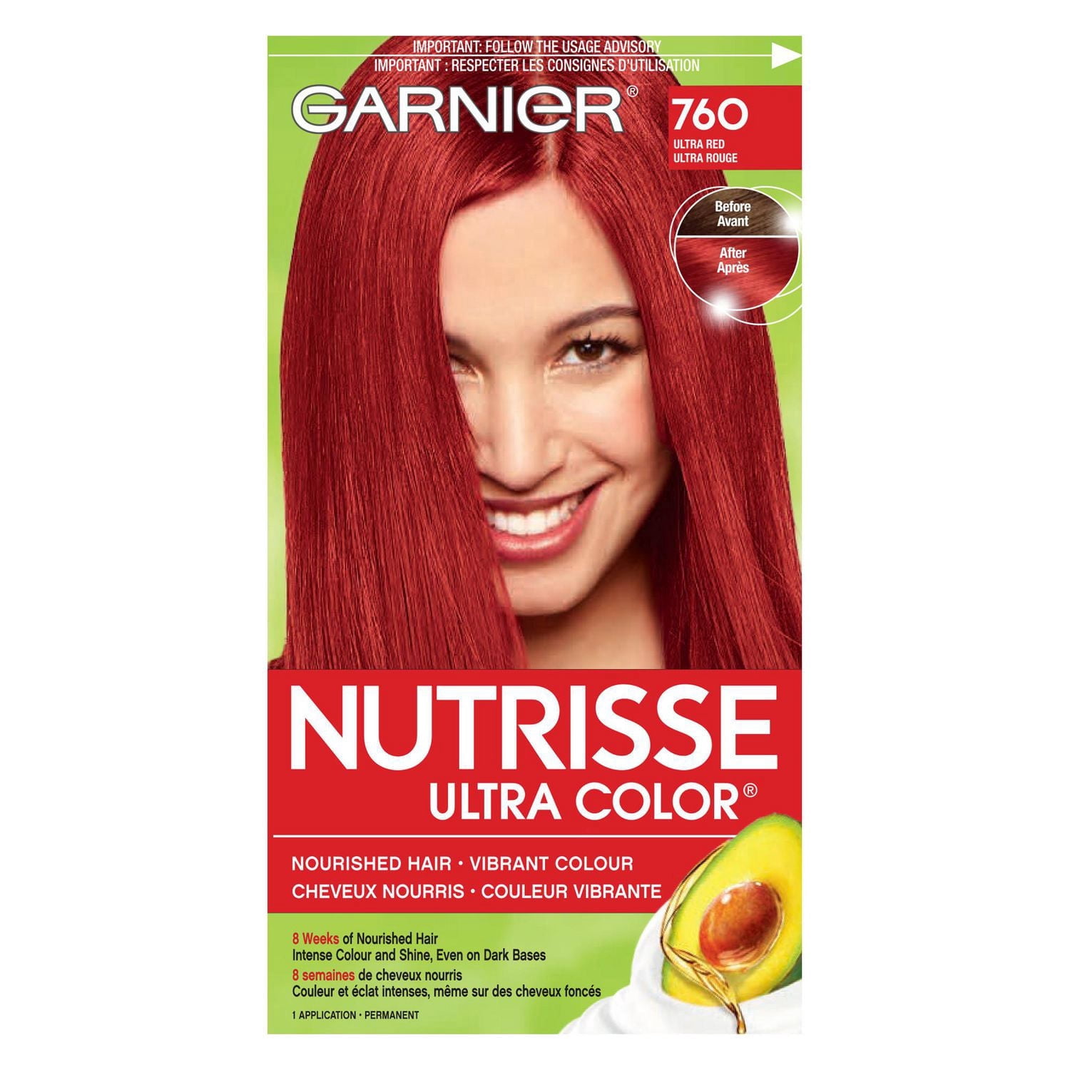 Garnier Nutrisse Ultra Color, Coloration Permanente,
