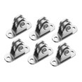 thumbnail image 2 of Rongfmy Pulley Block Fixed Pulley for Clothesline DIY Projects Rope Cable Cord Guide 6 Pack, 2 of 9
