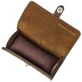 thumbnail image 4 of Leather Watch Case 3 Slots Watch Roll Box Watch Organizer Holder for Men Women, 4 of 8