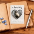 thumbnail image 4 of K Memorial Keepsake Pocket With Hugging Design Style K For Cherished Memories Pet Remembrance And Special Token Holder Acrylic Material, 4 of 5