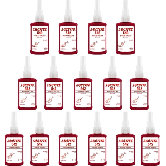 Loctite 542 Scellant pour Filetage de Force Moyenne 50 ml Lot de 15