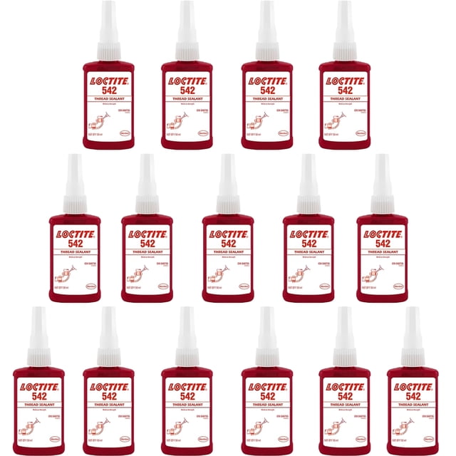 Loctite 542 Scellant pour Filetage de Force Moyenne 50 ml Lot de 15