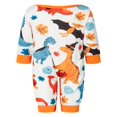thumbnail image 2 of Halloween Pajamas Matching Sleepwear Classic Letter Print Long Sleeve Raglan Tops + Pants Set, 2 of 4