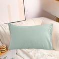 thumbnail image 1 of YIMWNYI Japanese Style Unprinted Pillowcase, Washed Pillow Cover, Polyester Pillowcase, Solid Color Minimalist Bedding, Skin-Friendly Breathable Pillowcase, Fade-Resistant & Pilling-Free Pillowcase, 1 of 6
