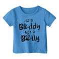 thumbnail image 4 of PMVFHDE T-Shirts pour Fille T-Shirts pour Fille Coupe Ample T-Shirts pour Filles Hauts Graphiques pour Fille T-Shirts Tendance pour Filles T-Shirts Graphiques Mode Fille Décontracté Respirant T-Shirt Imprimé Bleu, 2-3 Ans, 4 of 4