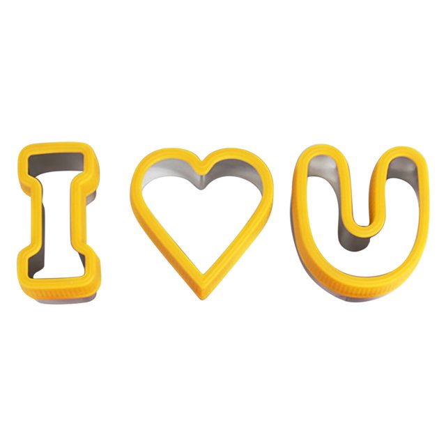 WHEANG Cute Cake Tools Heart/Star/Flower Shape Cutters Stainless Steel Plastic Cookie Cutter Set