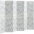 thumbnail image 1 of HOMCOM 5.5' 6 Panel Room Divider Folding Privacy Screen Panels, White, 1 of 10