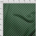 thumbnail image 3 of oneOone Velvet Dark Green Fabric Asian Floral Block Craft Projects Decor Fabric Printed By The Yard 58 Inch Wide, 3 of 5