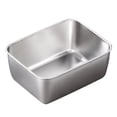 thumbnail image 1 of Stainless Steel Food Storage Box Set, Heavy Duty Kitchen Prep Bowls with Lids, Airtight Rectangular Containers for Meal Prep Baking Camping Picnic, 1 of 2