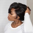 thumbnail image 4 of Pixie Cut  Human Hair  Short Curly Human Hair  For Women Straight Bob, 4 of 7