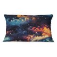 thumbnail image 3 of Designart "Cosmic Aura Camo IV" Abstract Throw Pillow - Modern Pillow For Couch - Insert And Pillows Covers For Living Room Decor, 3 of 5