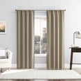 thumbnail image 2 of Sun Zero Laredo 2-Pack 100% Blackout Rod Pocket Window Curtains Panel Pair, 2 of 7