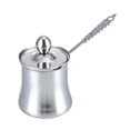 thumbnail image 3 of Langgg Stainless Steel Coffee Maker Turkish Milk Pot With Spout Easy To Clean Durable Pot For Butter And Chocolate Melting 280ml, 3 of 6