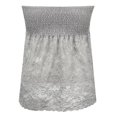thumbnail image 3 of CHUANK Womens Summer Off Shoulder Leopard Print Bandeau Strapless Blouse Tops, 3 of 4
