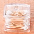 thumbnail image 4 of 2 Pieces Square Q-tips Cotton Swabs Holder Cotton Swabs Storage Stand Rack Organizer Box Cosmetic Makeup Case, 4 of 9