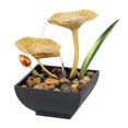 thumbnail image 1 of Tabletop Water Fountain Cascading for Office Home Decoration Ornament   Leaf, 1 of 9
