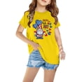 thumbnail image 2 of Birdeem Chemises pour Filles Tout-Petits Enfants Garçons Filles T-Shirt en Coton Mode Mignon Col Rond Imprimé Jour de l'Indépendance Tee Manches Courtes, 2 of 12