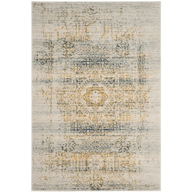 Safavieh Evoke 10' X 14' Power Loomed Rug in Ivory and Blue