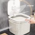 thumbnail image 1 of Back to School!Rice Dispenser,Grain Container Storage with Lid,Extra Large Food Containers,Food Storage Bins with Lids,Moisture Proof Household Cereal Dispenser Bucket for Kitchen Soybean Corn, 1 of 8